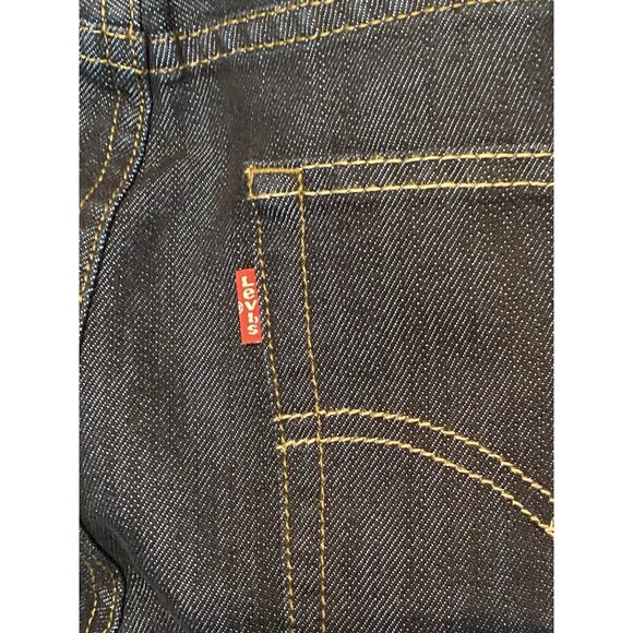 Levi 511 Dark Wash Jeans Slim Fit Denim Women's 20 Reg Red Tab - Picture 6 of 8